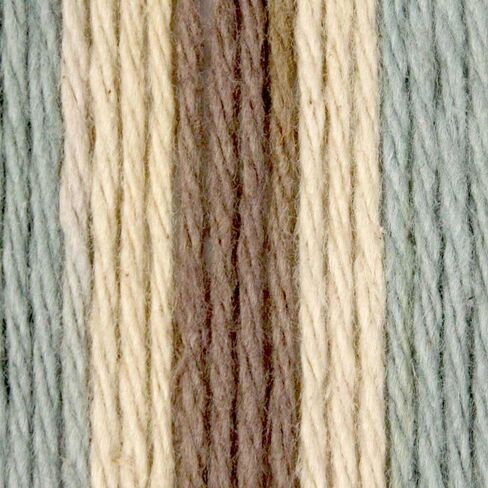 Lily Sugar 'N Cream The Original Ombre Yarn, 2oz, Gauge 4 Medium, 100% Cotton, Terra Firma - Machine Wash & Dry in Saudi Arabia