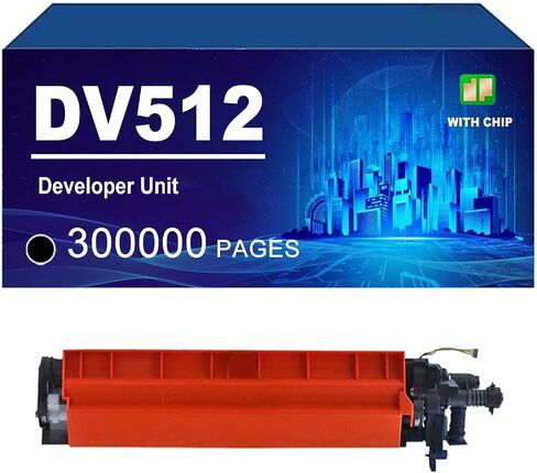 وحدة المطورين DV512 متوافقة مع Konica Minolta Bizhub C221 224 284 364 454 554 ADC285 365 Printers ، العائد العالي 300000 صفحة ، Cyan-1 Pack in Kuwait