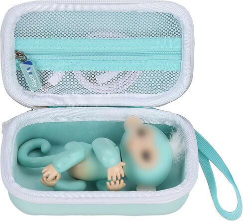 Case for Fingerlings Monkey Toy 2023 NEW Interactive Baby Monkey Reacts to Touch (Case Only) (Pink) in Kuwait