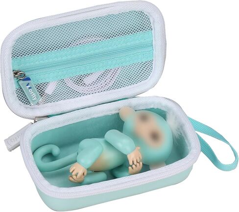Case for Fingerlings Monkey Toy 2023 NEW Interactive Baby Monkey Reacts to Touch (Case Only) (Pink) in Kuwait