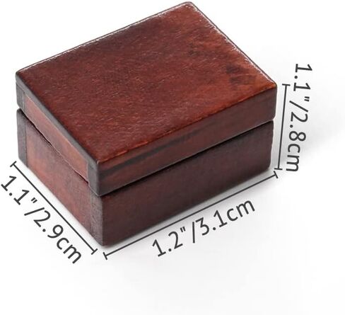 Odoria 1/12 Miniature Jewelry Box Box Dollhouse Decoration Assories ، B. in Saudi Arabia