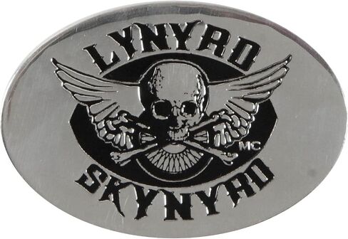 C & D Visionary Lynyrd Skynyrd MC Club 8cm Silver Metal Sticker (S-7804-M) in Saudi Arabia