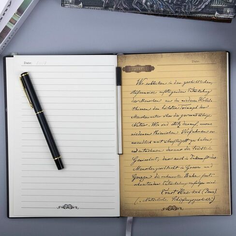 DND Notebook Dragon Journal with Pen ، 3D Prosected Leather Notebook 200 صفحة تصطف على الورق المقعوب في كتابة مذكرات Great RPG Great Lover's For DM's واللاعبين والرجال والنساء (ملون). in Saudi Arabia