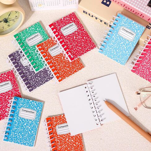 40 Pack Mini Spiral Composition Notebooks Bulk 3. 5 x 2. 5 Inches Pocket Notepad Small Notebook Marble Small Pocket Notebooks With Lined Pages Memo Pads for Outdoor Home Office College School in Kuwait