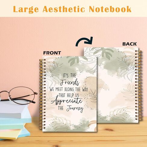 دفتر ملاحظات لطيف Girly Bookish ، Coquette Pink Bow Strawberry Journal ، Preppy Aesthetic Journal for Women ، Coquette Girly Office Supplies ، Preppy Spiral Notebooks 5.5x8.3 Inch in Kuwait