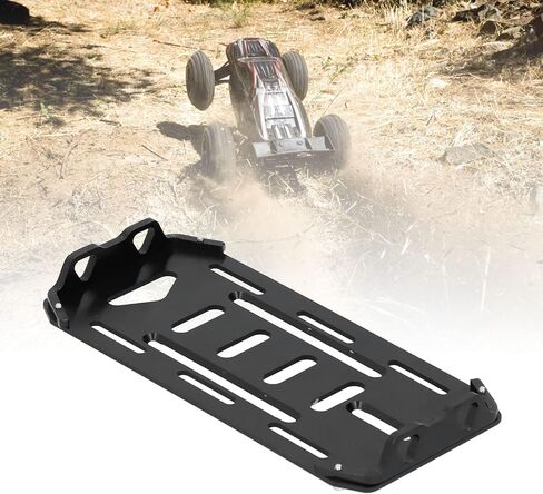 RC Battery Mount, 1/10 Aluminum Alloy Battery Mount with Fixing Strap Screws Compatible for Axial SCX10 90046/90047/D90 in Saudi Arabia