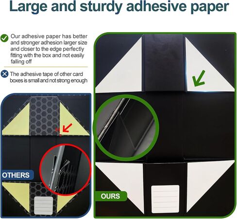 Trading Card Storage Box with Magnetic Closure for 2400+ Sleeveless, Sports Card Case with 7 Dividers & 2 Foam Stoppers, Bulk Card Deck Box for MTG, PTCG, TCG, Game Cards in Saudi Arabia