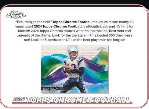 2024 Topps Chrome Football Hobby Box in Saudi Arabia