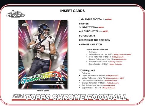 2024 Topps Chrome Football Hobby Box in Saudi Arabia