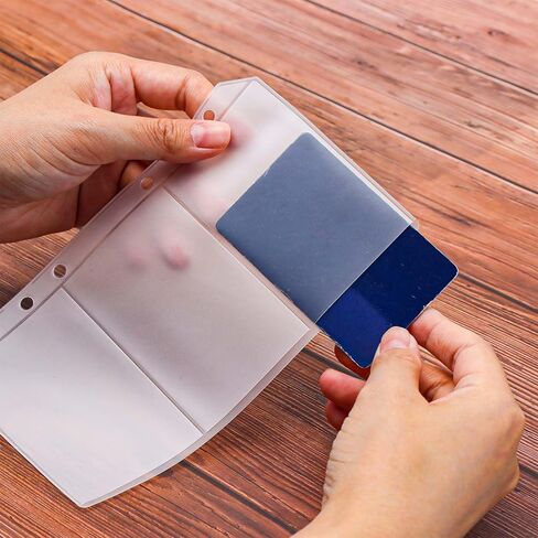 Mogoostry 12pcs A5 Binder 4-Pinder Binder Slives Frosted PVC Sheet Protector أعلى in Kuwait