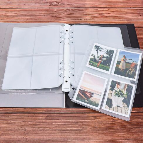 Mogoostry 12pcs A5 Binder 4-Pinder Binder Slives Frosted PVC Sheet Protector أعلى in Kuwait