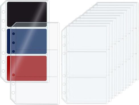 Mogoostry 12pcs A5 Binder 4-Pinder Binder Slives Frosted PVC Sheet Protector أعلى in Kuwait