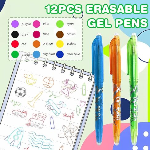 0.5 ملم أقلام قابلة للمحفز 12pcs حبر السائل الجاف الجاف الحبر قلم القلم PENS أقل in Kuwait