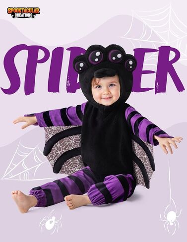 Spooktacular Creations Halloween Spider Costume for Kids, Cute Spider Costume for Boys, Halloween Role Play & Dress Up in Saudi Arabia