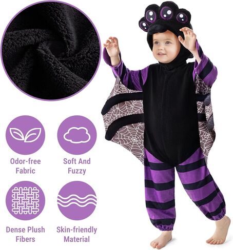 Spooktacular Creations Halloween Spider Costume for Kids, Cute Spider Costume for Boys, Halloween Role Play & Dress Up in Saudi Arabia