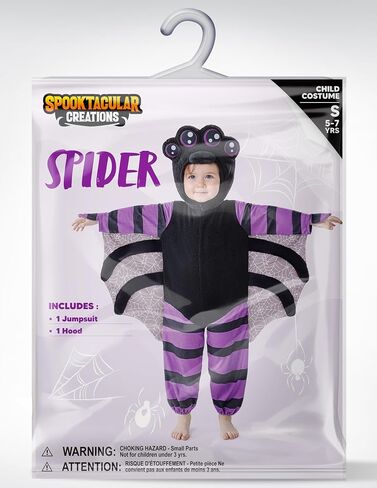 Spooktacular Creations Halloween Spider Costume for Kids, Cute Spider Costume for Boys, Halloween Role Play & Dress Up in Saudi Arabia