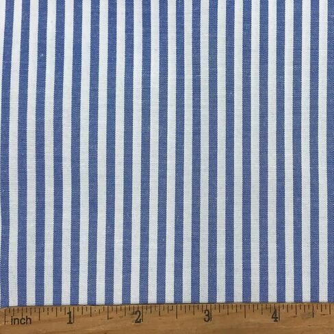 1/8" Blue Striped Fabric for Sewing Sea Travel Themed Craft and Light Weight Dress Width 57 Inch (1 Yard pre Cut) in Saudi Arabia
