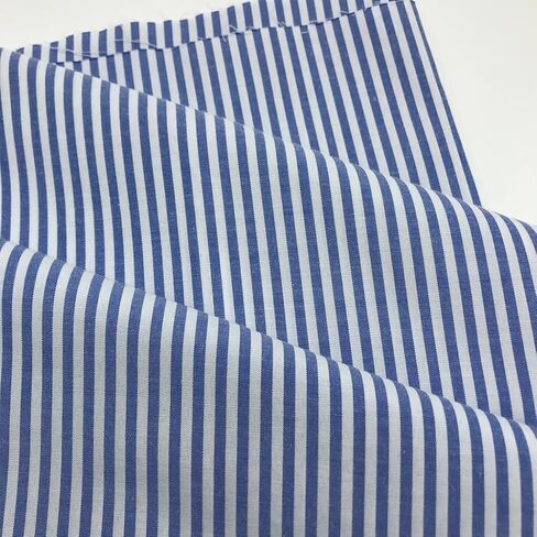 1/8" Blue Striped Fabric for Sewing Sea Travel Themed Craft and Light Weight Dress Width 57 Inch (1 Yard pre Cut) in Saudi Arabia