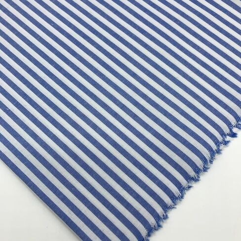 1/8" Blue Striped Fabric for Sewing Sea Travel Themed Craft and Light Weight Dress Width 57 Inch (1 Yard pre Cut) in Saudi Arabia