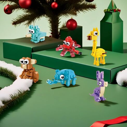 30 Pack Mini Animal Building Blocks Party Favors for Kids with 90 Models,Classroom Prizes,Birthday Gifts,Easter,Christmas,Valentine's Day Toys for Boys Girls Ages 6+ in Saudi Arabia