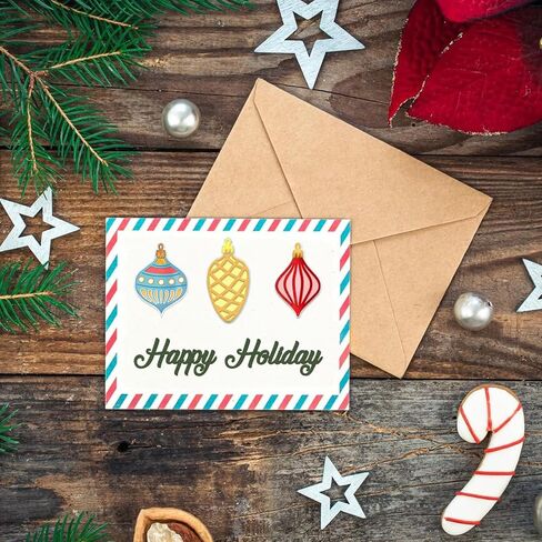 Christmas Cutting Die Xmas Christmas Ball Ornaments Die Cuts for Card Making Holiday Christmas Ball Die Cut for Decoupage DIY Scrapbooking Album Card Craft Christmas Decor Embossing Stencil in Saudi Arabia