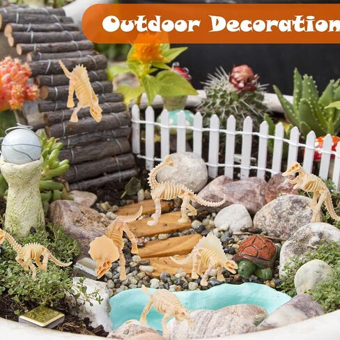 Zhanmai 60 Pieces Dinosaur Skeleton, Assorted Figures Dino Bones, Dinosaur Skeleton Toys for Science Play, Dino Sand Dig, Party Favor, Decorations and Stocking Stuffer (Elegant Style) in Saudi Arabia