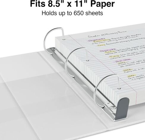 Staples 2723723 Heavy-Duty 3-Inch 3-Ring View Binders Black 4/Carton (24690CT) in Saudi Arabia