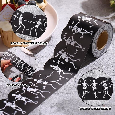 Fuutreo 32.8 ft Easter Gingham Bulletin Board Borders Classroom Bulletin Border Office Scalloped Trim for School Fiesta National Wedding Party Decoration in Kuwait