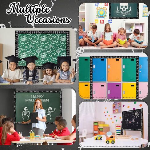 Fuutreo 32.8 ft Easter Gingham Bulletin Board Borders Classroom Bulletin Border Office Scalloped Trim for School Fiesta National Wedding Party Decoration in Kuwait