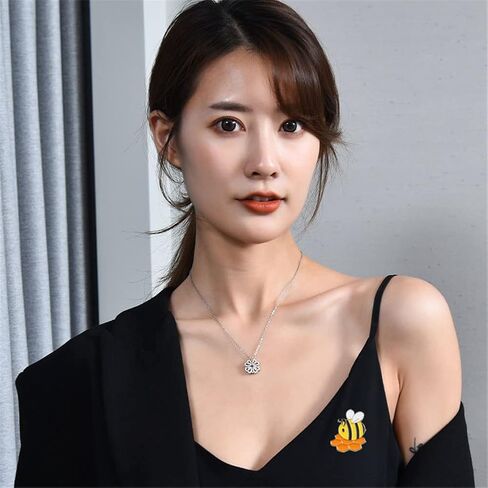 Cute Honey Bee Enamel Lapel Pins Funny Cartoon Insect Bee Wasp Brooches Pins for Women Girls Jacket Sweater Hat Cotated Pins Jewelry 4Pcs Set in Saudi Arabia