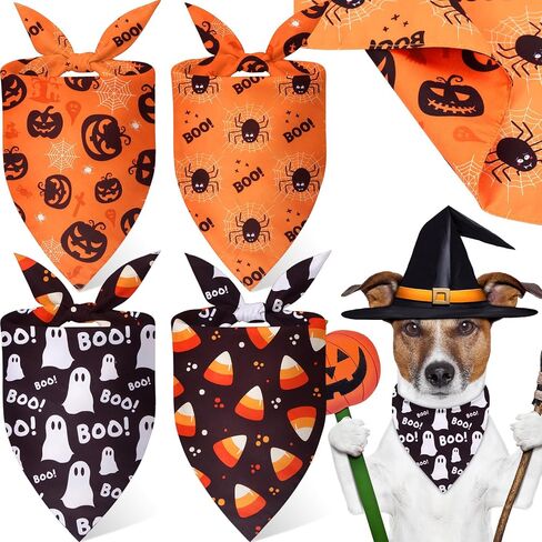 12 PCS قابلة للانعكاس الكلب Bandanas أوراق القيقب الكبيرة وأنماط الخريف اليقطين مزدوجة الشكر عصابات الكلاب القطط الأوشحة مثلث قابلة للتعديل للمتوسطة الصغيرة الكبيرة الكبيرة in Saudi Arabia