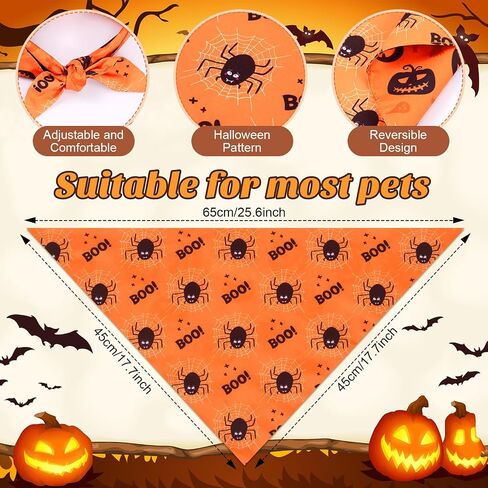 12 PCS قابلة للانعكاس الكلب Bandanas أوراق القيقب الكبيرة وأنماط الخريف اليقطين مزدوجة الشكر عصابات الكلاب القطط الأوشحة مثلث قابلة للتعديل للمتوسطة الصغيرة الكبيرة الكبيرة in Saudi Arabia