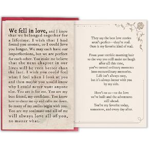 Sweet Anniversary Card for Him, Romantic Wife To Husband Greeting Card With Heartfelt Message, To My Husband With Love on Our Anniversary in Kuwait