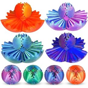 3D Printed Dragon Egg Toy, Fidget Toys for Children, Easter Gift for Adults with Stress, Autism, ADHD, Perfect Easter Basket Stuffer (4 PCS) in Kuwait