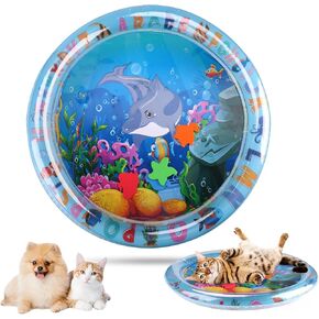 Cat Dog Water Mat, Thickened Durable Non-Slip Playmat, Durable Easy Clean Water Mat, for Indoor and Outdoor Cat Dog Toys in Saudi Arabia