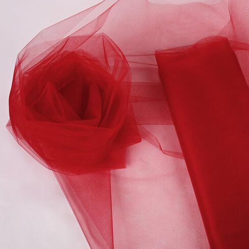 Black Tulle Ribbon Roll 54in × 10 ياردة - مثالية ل DIY هدية التغليف الزفاف دش الطفل in Kuwait