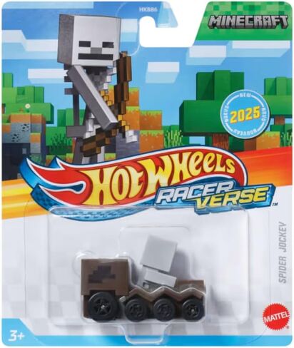 Hot Wheels Racerverse Minecraft Spider Jockey ، 2025 Collection ، مركبة مصبوبة in Saudi Arabia