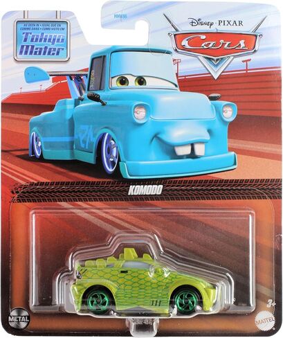 Disney Cars Toys 2024 Mattel 1:55 Scale Diecast Tokyo Mater Series Komodo in Saudi Arabia