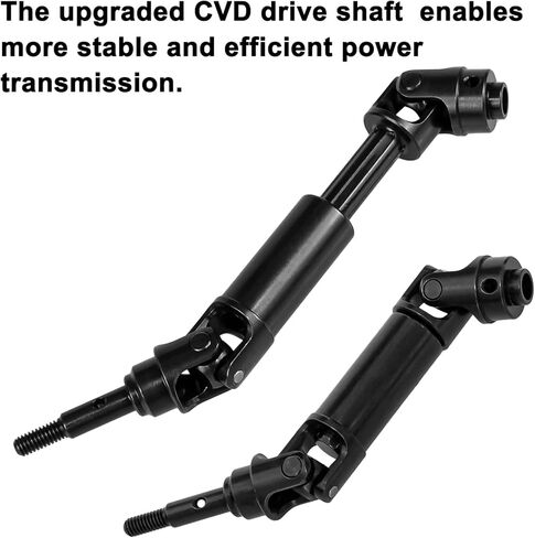 RC Drive عمود CVD الصلب المقاوم للصدأ لـ Traxxas 1/16 MINI XRT 108076-1 ترقيات شاحنة الوحش (4pcs ، أسود) in Kuwait