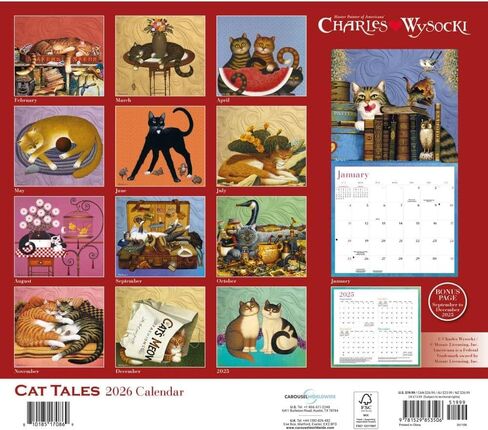 Charles Wysocki, Cat Tales: 12x14 Deluxe Wall in Saudi Arabia