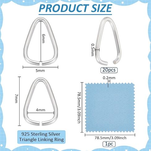 Benecreat 20pcs 925 Sterling Silver Panch Bails Connectors Clasps Clasps قلادة قرصة مشبك الكفالة لنتائج المجوهر in Kuwait