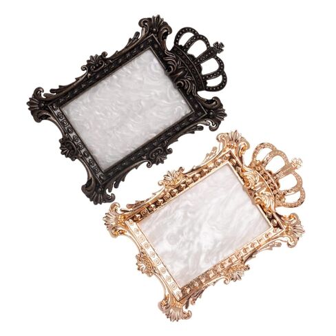 2pcs Vintage Nail Mixing Plates Multi-functional Nail Display Boards for Art Photography Small Makeup Mixing Tray for Manicure Tools in Saudi Arabia