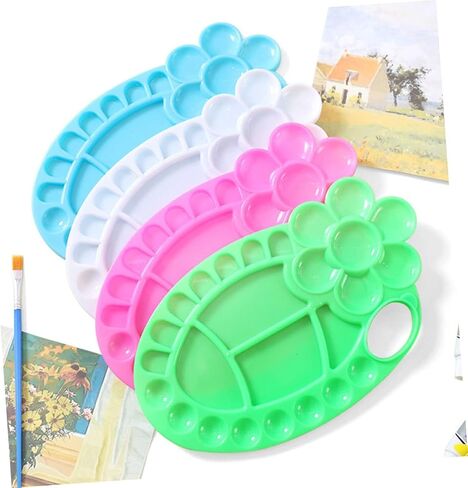 Uonlytech 8pcs Paint Paint Palette Palette Palette Moxing Mutrays Matercolor Gouach in Kuwait