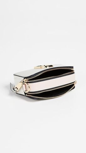 Marc Jacobs Women's Snapshot Camera Bag, Black/Baby Pink, One Size in Saudi Arabia