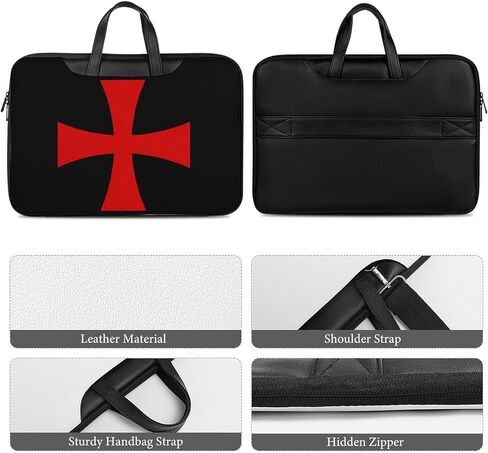 الفرسان الاسكتلنديون Templar Laptop Bag Sleeve Pu حقيبة Crossbody Crossder Counter Bass in Saudi Arabia