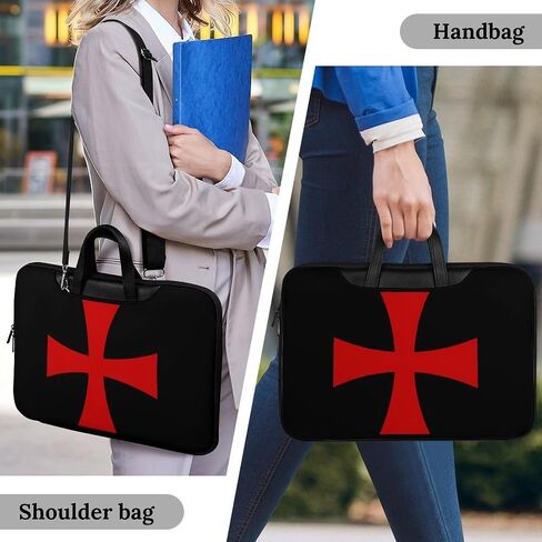 الفرسان الاسكتلنديون Templar Laptop Bag Sleeve Pu حقيبة Crossbody Crossder Counter Bass in Saudi Arabia