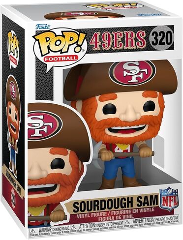 Funko Pop! NFL Mascots: 49ers - Sourdough Sam - NHL Mascots and Marks - Collectable Vinyl Figure - Gift Idea - Official Merchandise - Toys for Kids & Adults - Sports Fans in Saudi Arabia