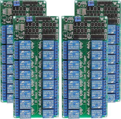 ACEIRMC 5 فولت 16 قناة واجهة التتابع لوحة تركيبية Optocoupler LED LM2576 الطاقة لاردوينو لتقوم بها بنفسك عدة PiC ARM AVR (1 قطعة) in Kuwait