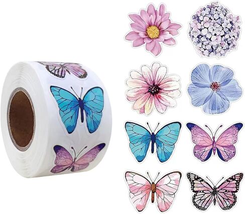 500 Pcs Animal Sticker Roll for Kids Classroom - Forest & Fall Themed Reward Stickers, Round Animal Stamps for Teacher Supplies, Toddler Motivational Stickers in Saudi Arabia