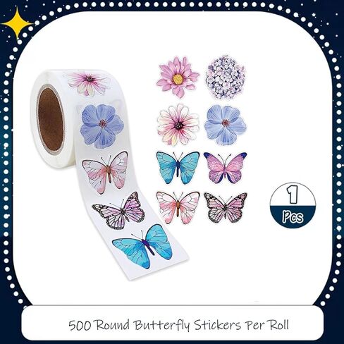 500 Pcs Animal Sticker Roll for Kids Classroom - Forest & Fall Themed Reward Stickers, Round Animal Stamps for Teacher Supplies, Toddler Motivational Stickers in Saudi Arabia